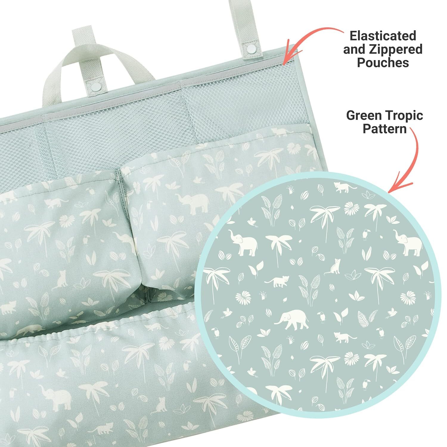 Detail des Drucks und Materials
